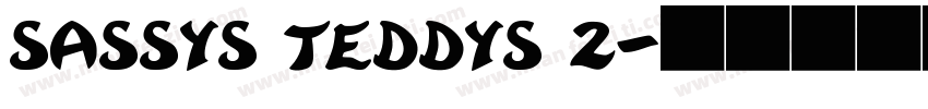 Sassys Teddys 2字体转换